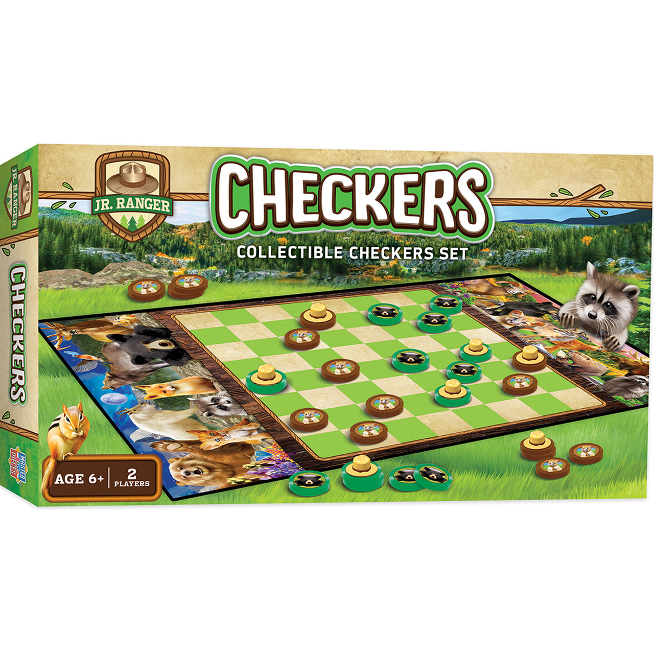 National Parks Checkers Board Game by Masterpieces