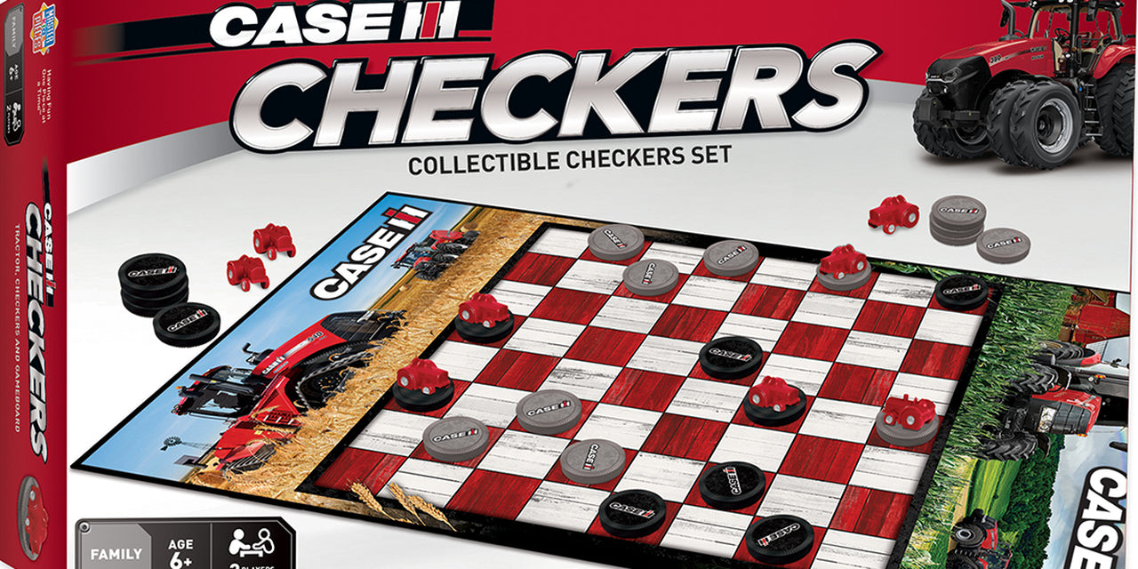 Case IH Checkers Board Game by Masterpieces