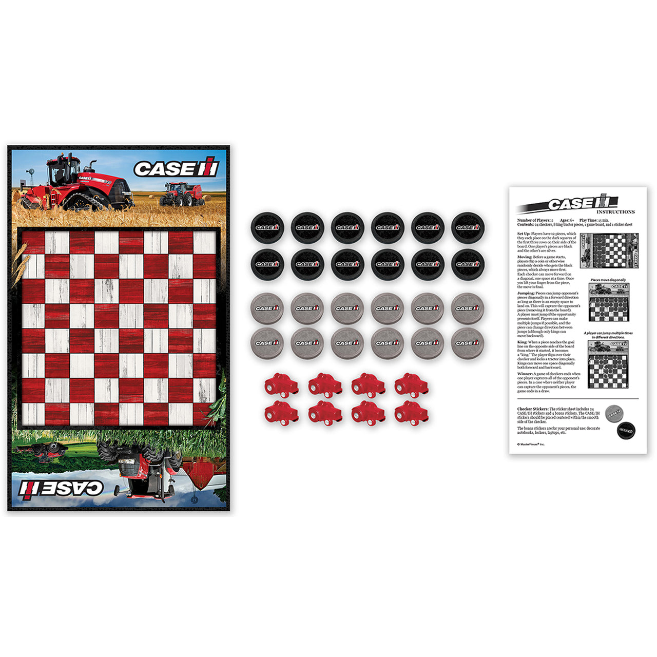 Case IH Checkers Board Game by Masterpieces