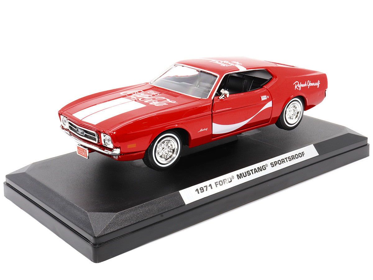 1971 Ford Mustang high quality Sportsroof Red with White Stripes