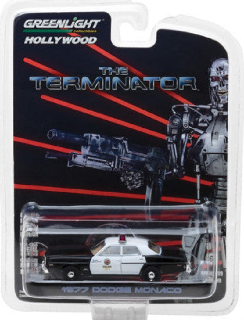 1977 Dodge Monaco The Terminator Movie (1984) Hollywood Series 19 1/64 Diecast Model Car by Greenlight