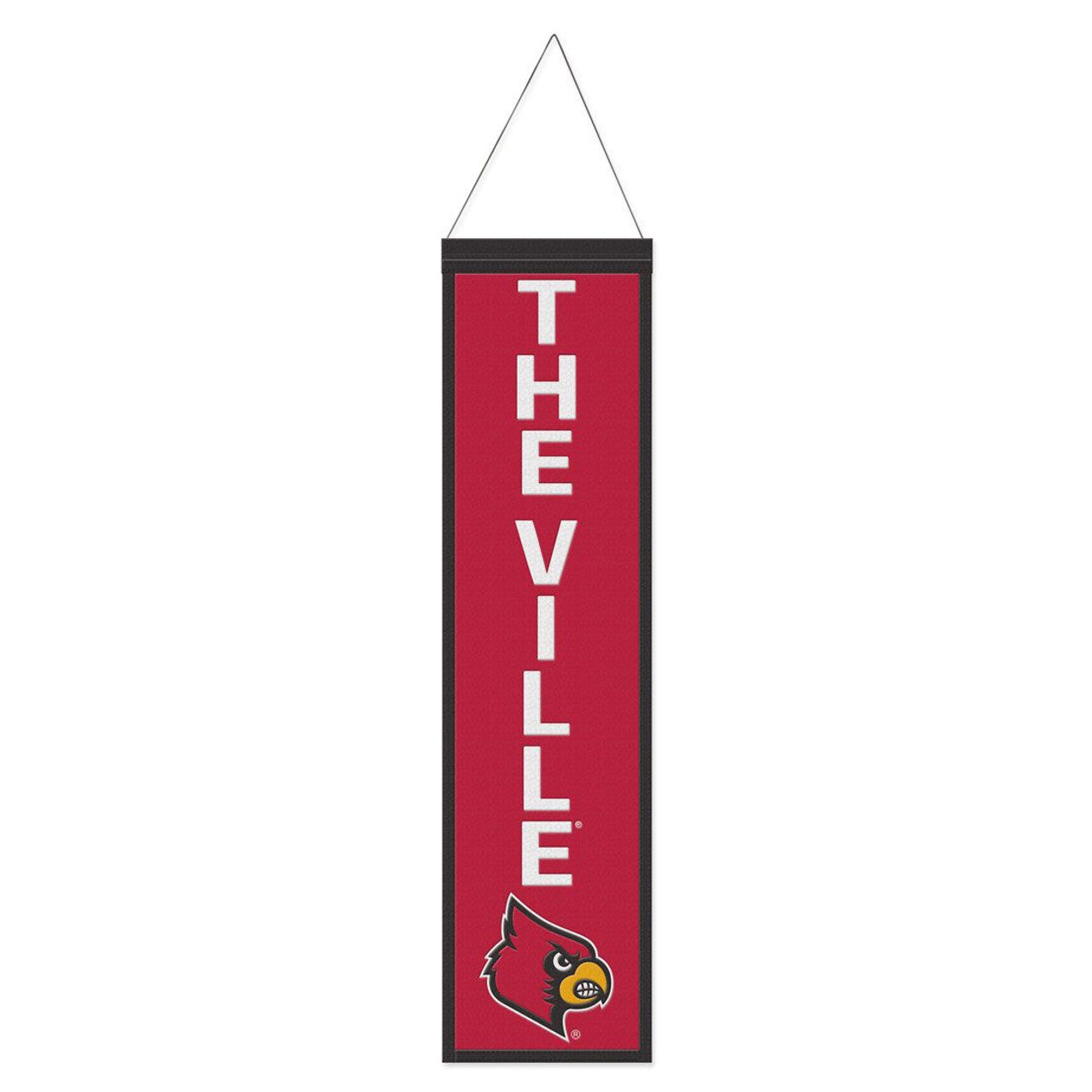 Louisville Cardinals Banner Heritage Slogan Design Wool Banner by Wincraft