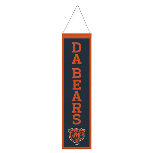 Chicago Bears Heritage Slogan Design Wool Banner by Wincraft