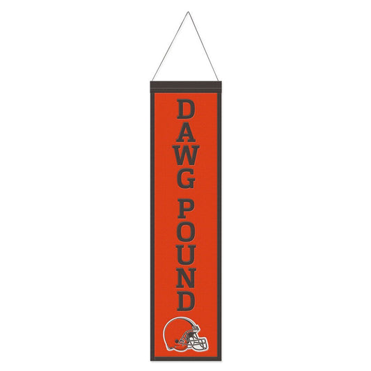 Cleveland Browns Heritage Slogan Design Wool Banner by Wincraft
