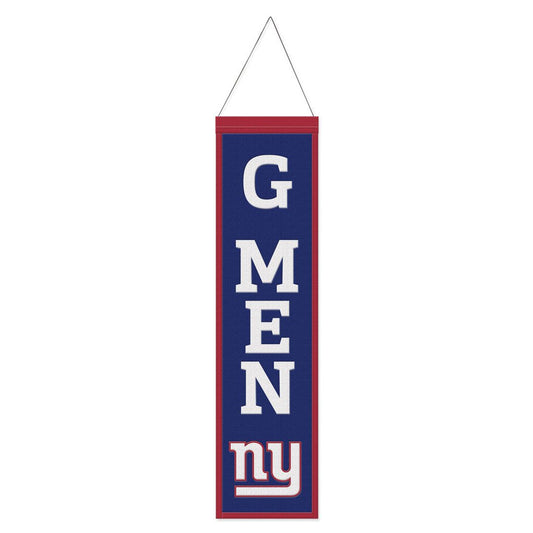 New York Giants Heritage Slogan Design Wool Banner by Wincraft