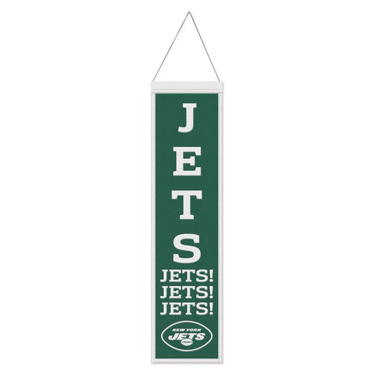 New York Jets Heritage Slogan Design Wool Banner by Wincraft