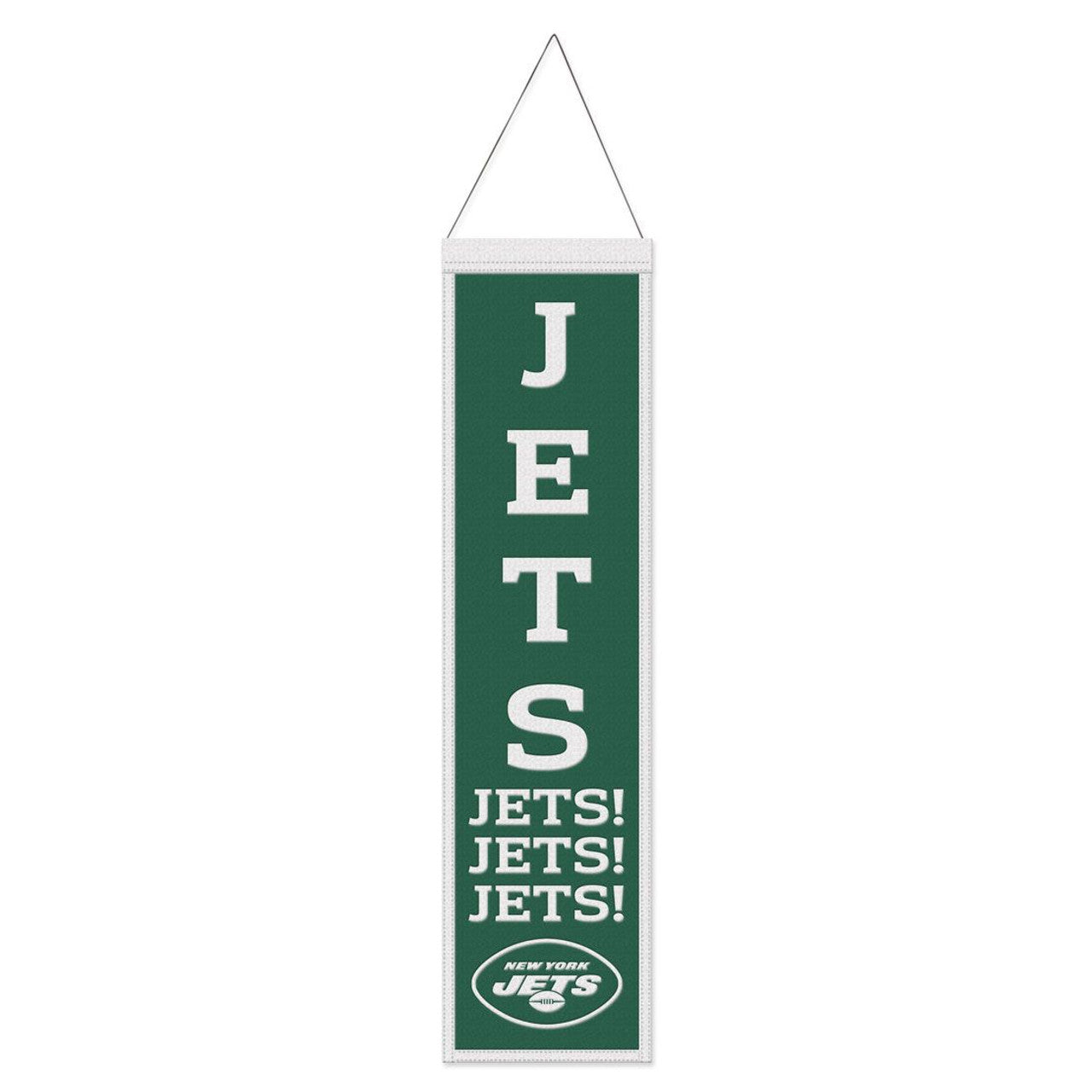 New York Jets Heritage Slogan Design Wool Banner by Wincraft