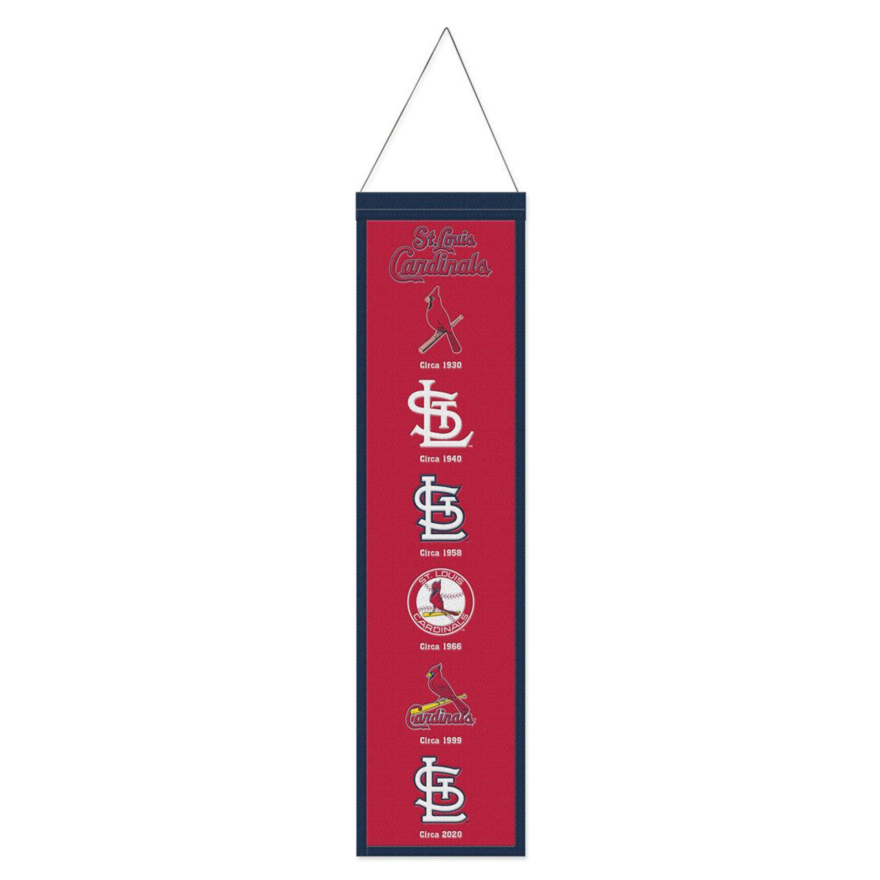St. Louis Cardinals Heritage Slogan Design Wool Banner by Wincraft