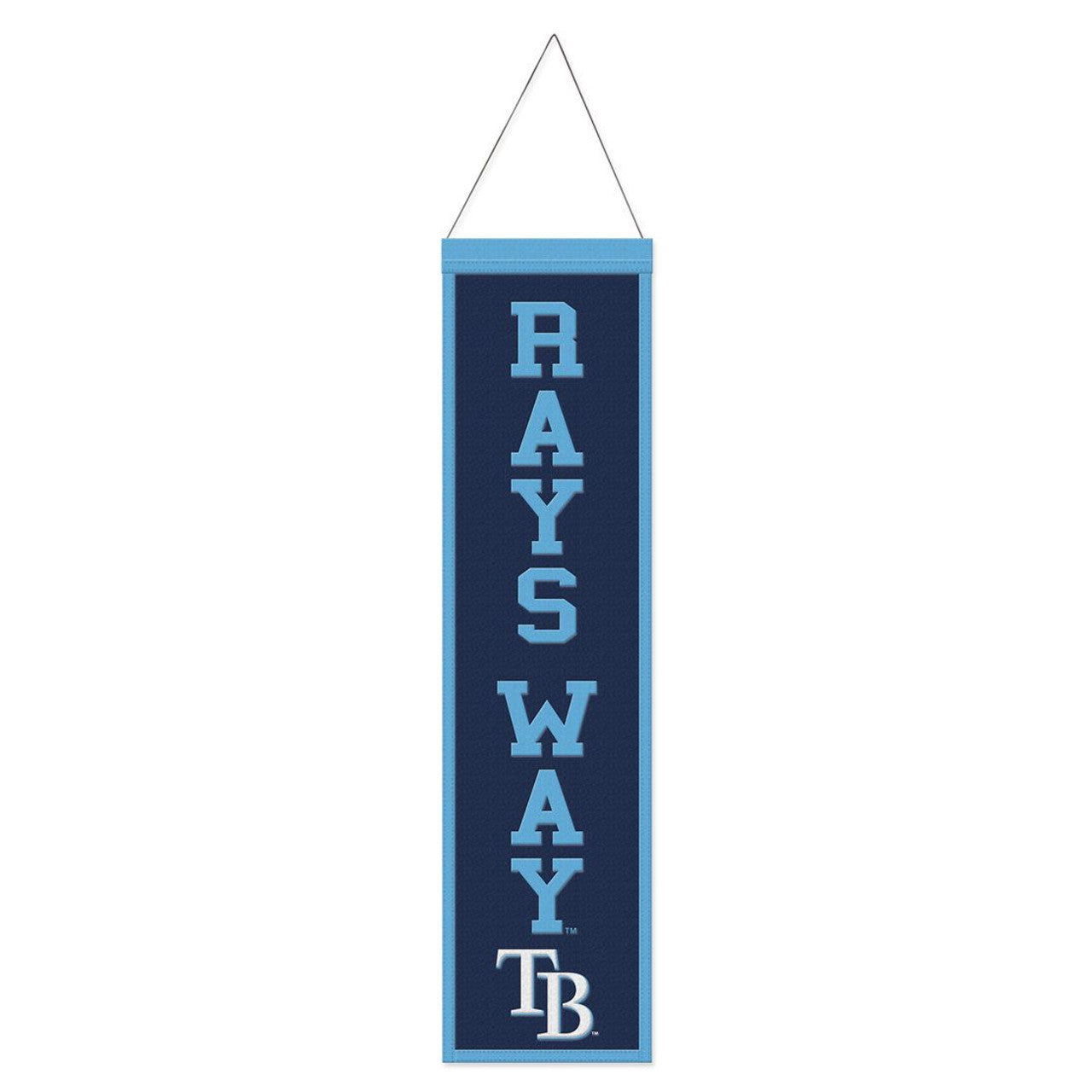 Tampa Bay Rays Slogan Design Wool Banner by Wincraft
