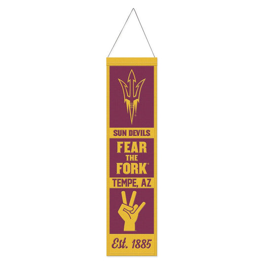 Arizona State Sun Devils Heritage Slogan Design Wool Banner by Wincraft