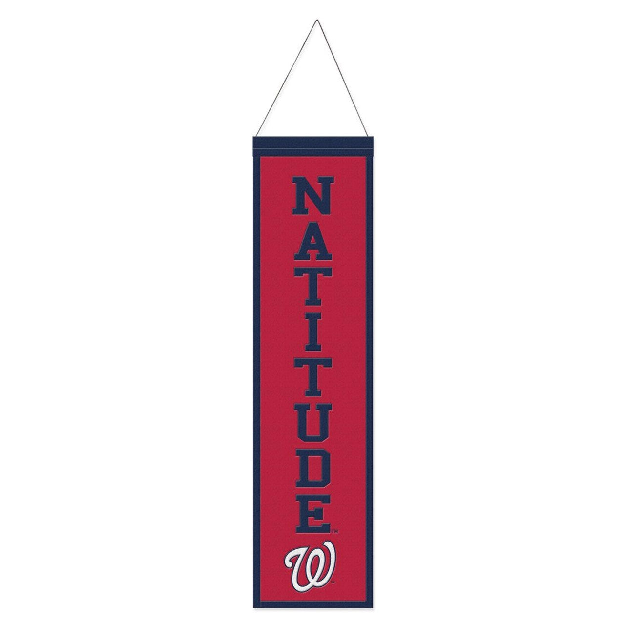 Washington Nationals Slogan Design Wool Banner by Wincraft