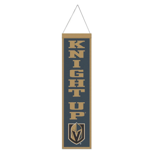 Vegas Golden Knights Heritage Slogan Design Wool Banner by Wincraft