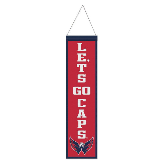 Washington Capitals Heritage Slogan Design Wool Banner by Wincraft