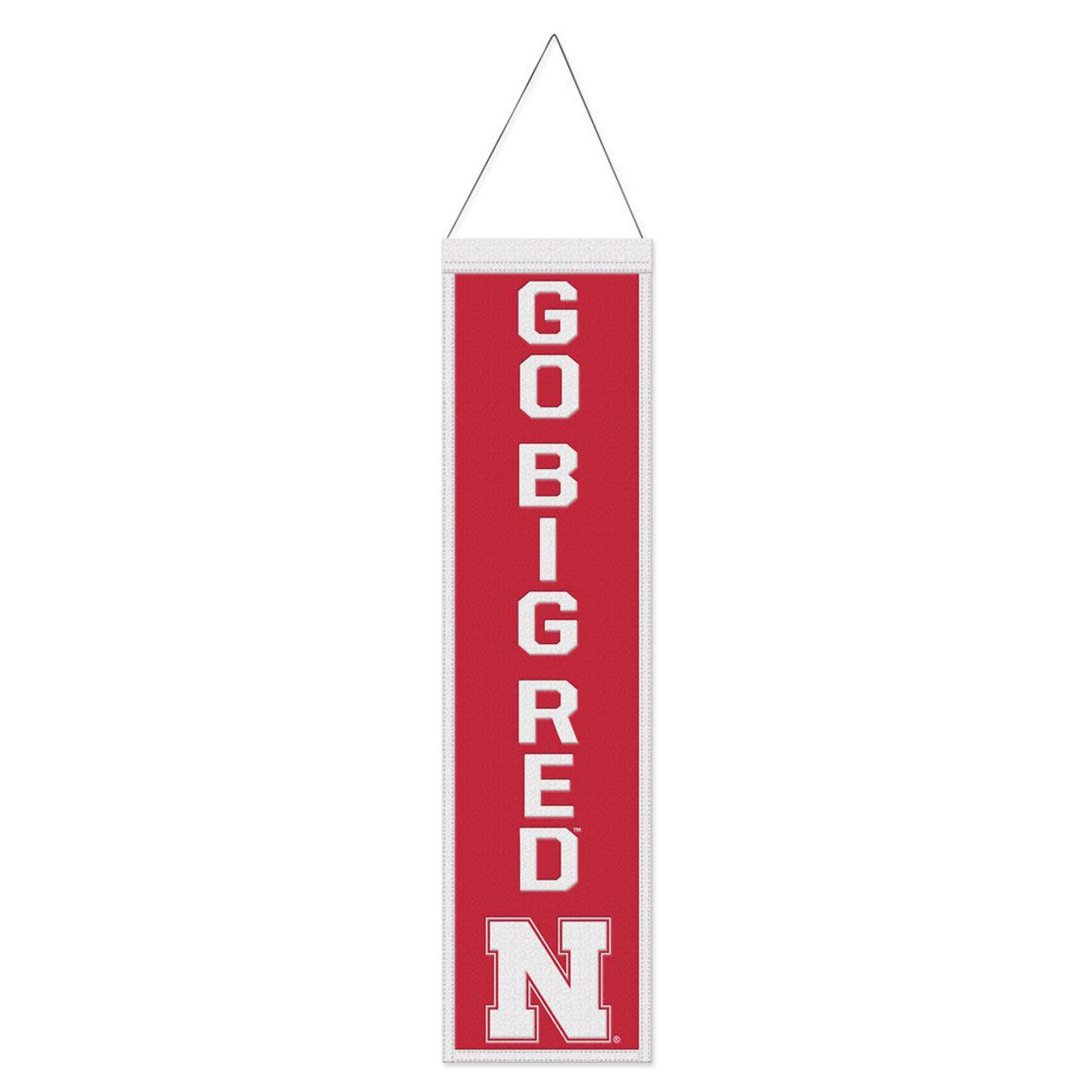 Nebraska Cornhuskers Heritage Slogan Design Wool Banner by Wincraft