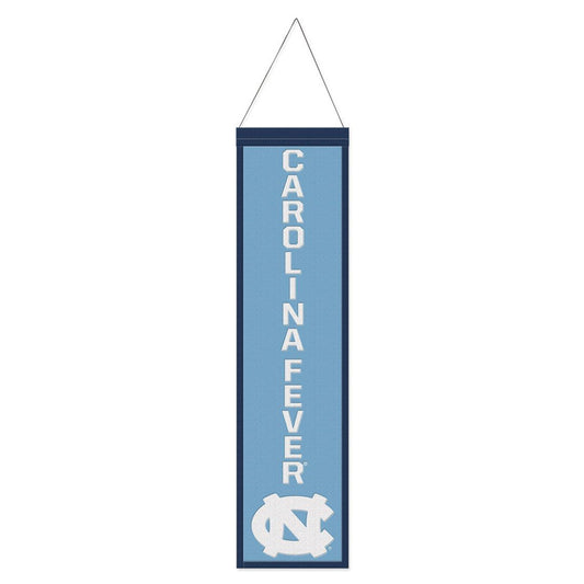 North Carolina Tar Heels Heritage Slogan Design Wool Banner by Wincraft