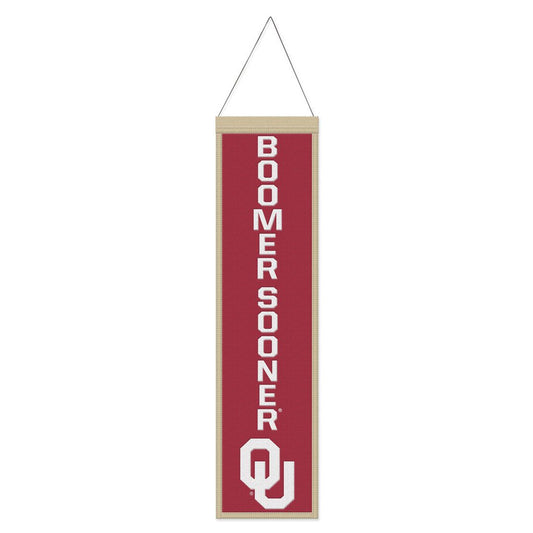 Oklahoma Sooners Heritage Slogan Design Wool Banner by Wincraft