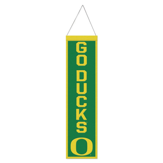 Oregon Ducks Heritage Slogan Design Wool Banner by Wincraft