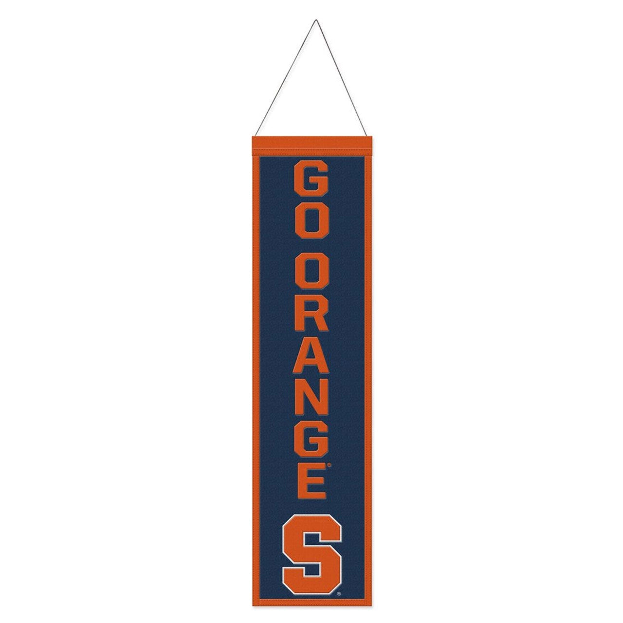 Syracuse Orange Heritage Slogan Design Wool Banner by Wincraft