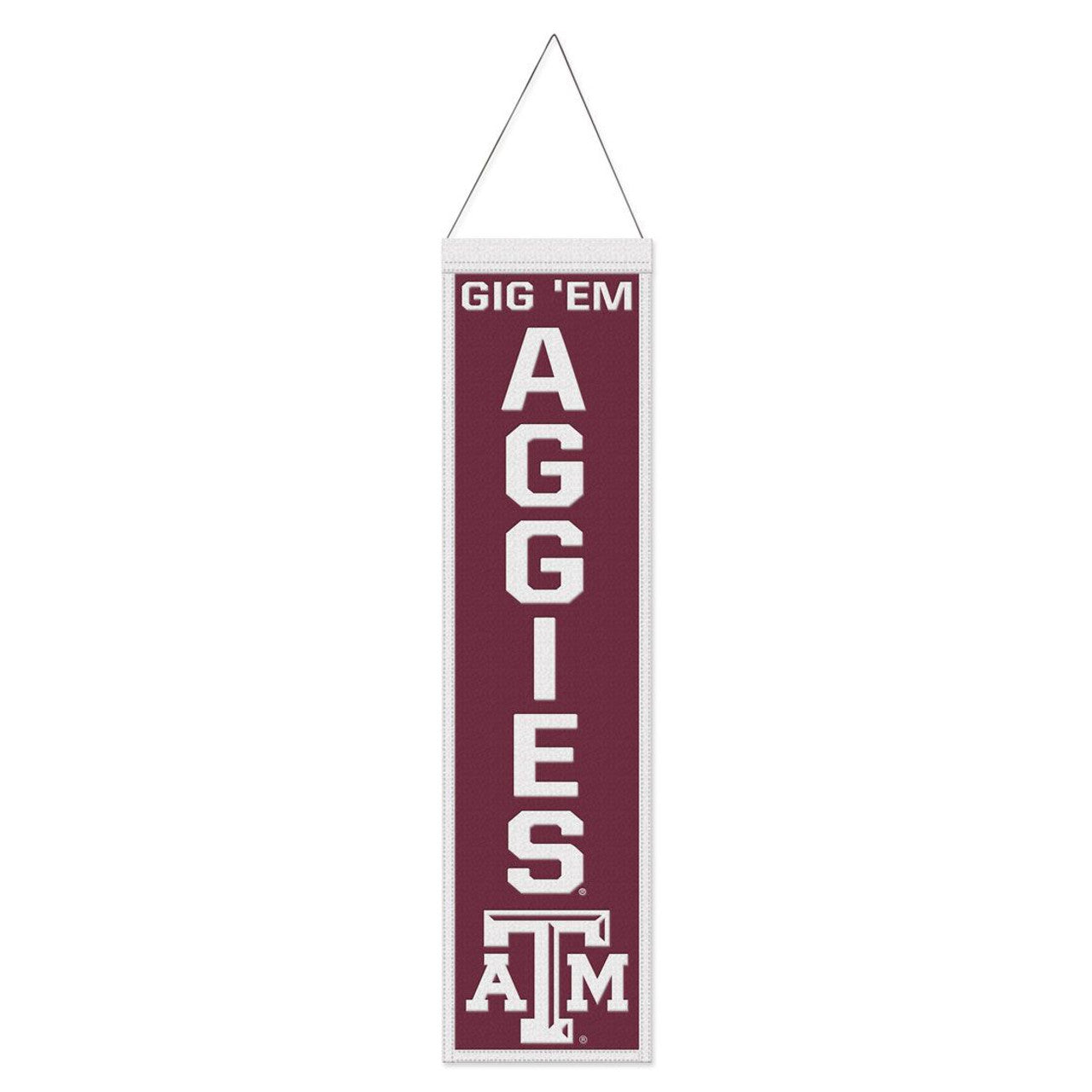Texas A&M Aggies Heritage Slogan Design Wool Banner by Wincraft