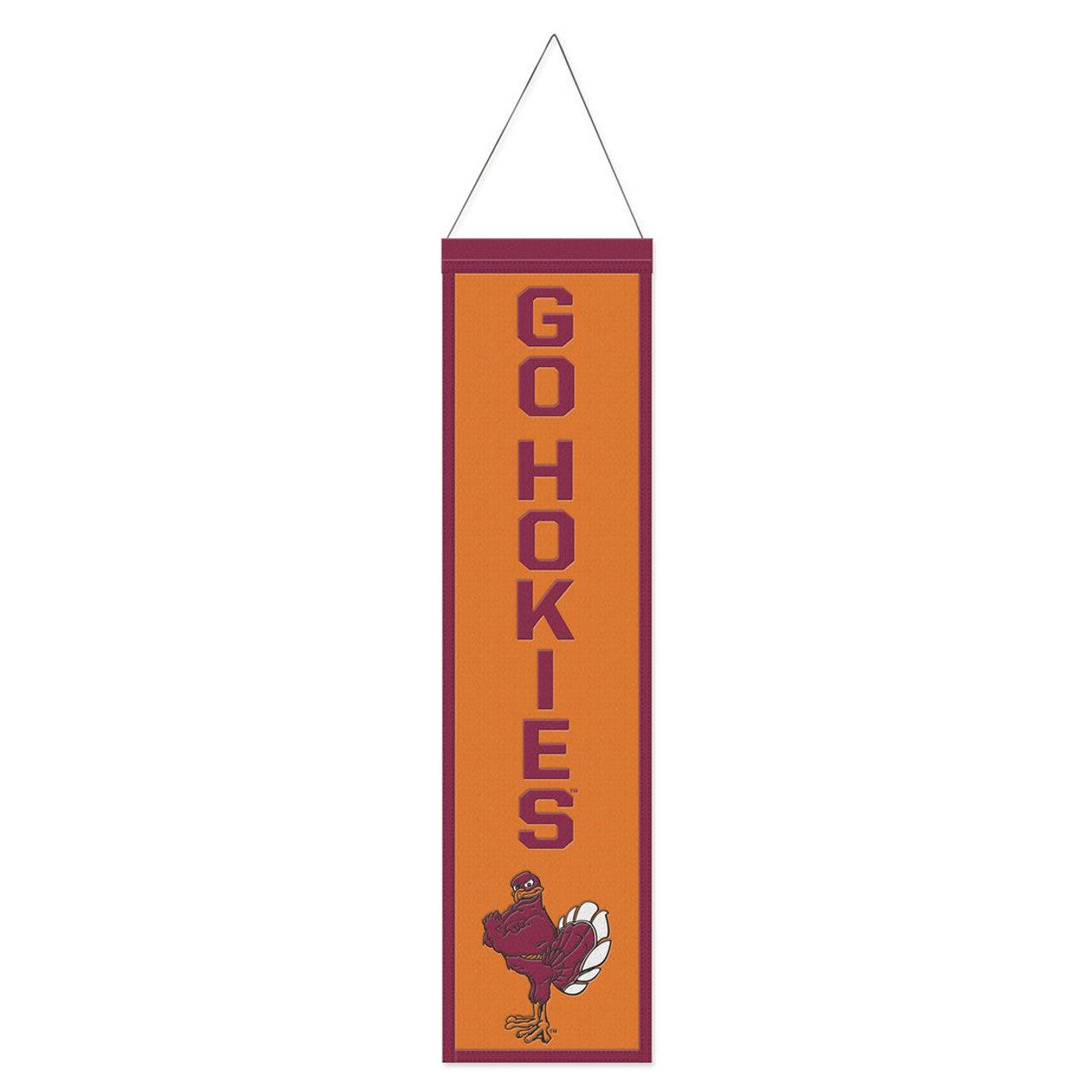 Virginia Tech Hokies Banner Heritage Slogan Design Wool Banner by Wincraft