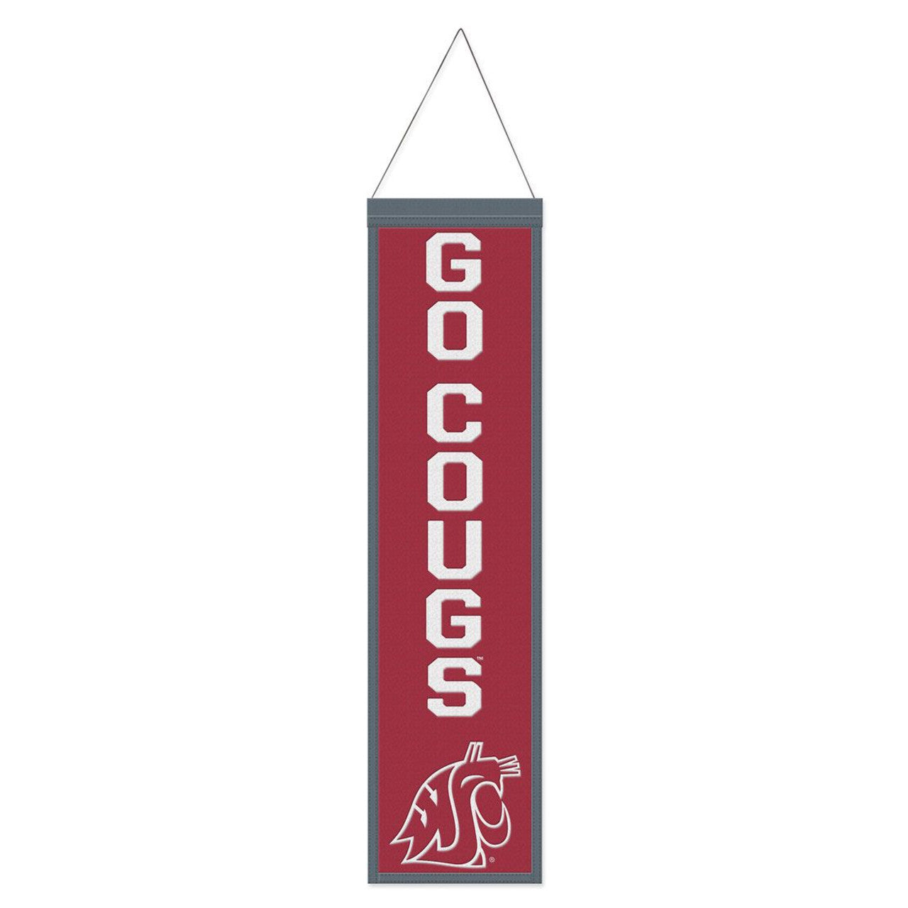 Washington State Cougars Banner Heritage Slogan Design Wool Banner by ...