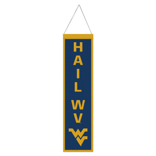 West Virginia Mountaineers Heritage Slogan Design Wool Banner by Wincraft