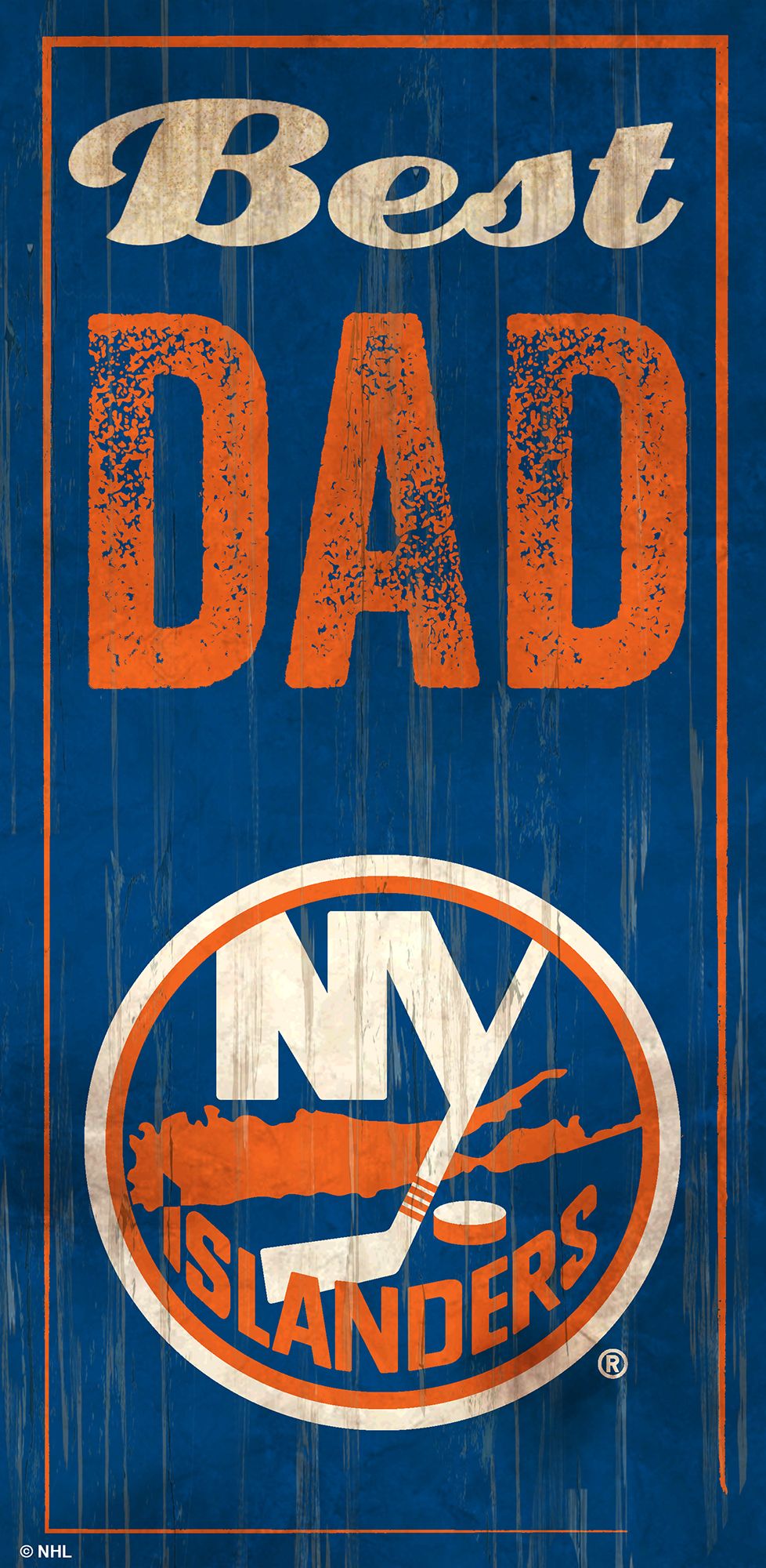 New York Islanders Best Dad Sign by Fan Creations