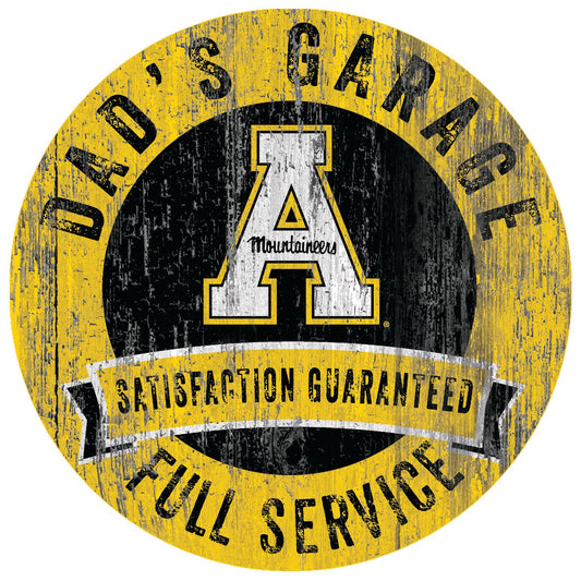 Appalachian State Mountaineers Dads Garage Sign by Fan Creations