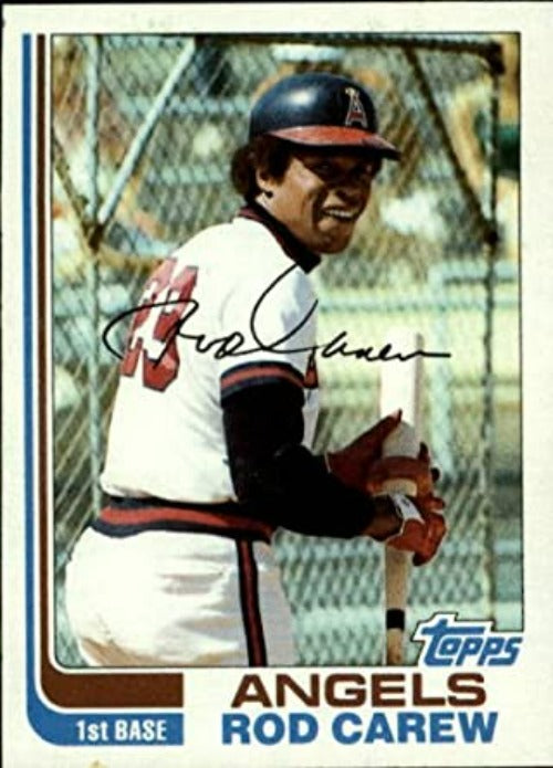 Rod Carew 1982 Baseball Card