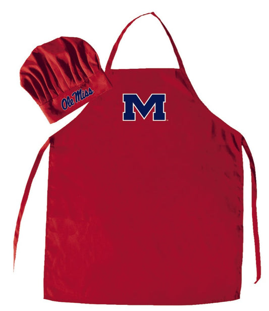 Mississippi {Ole Miss} Rebels Apron and Chef Hat Set by PSG