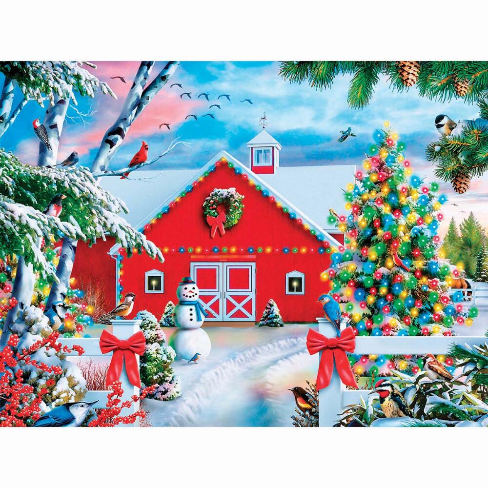 Holiday Country Christmas 300 EZ Grip Piece Jigsaw Puzzle by MasterPieces