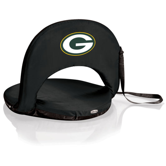 Green Bay Packers - Oniva Portable Reclining Seat, (Black) by Picnic Time