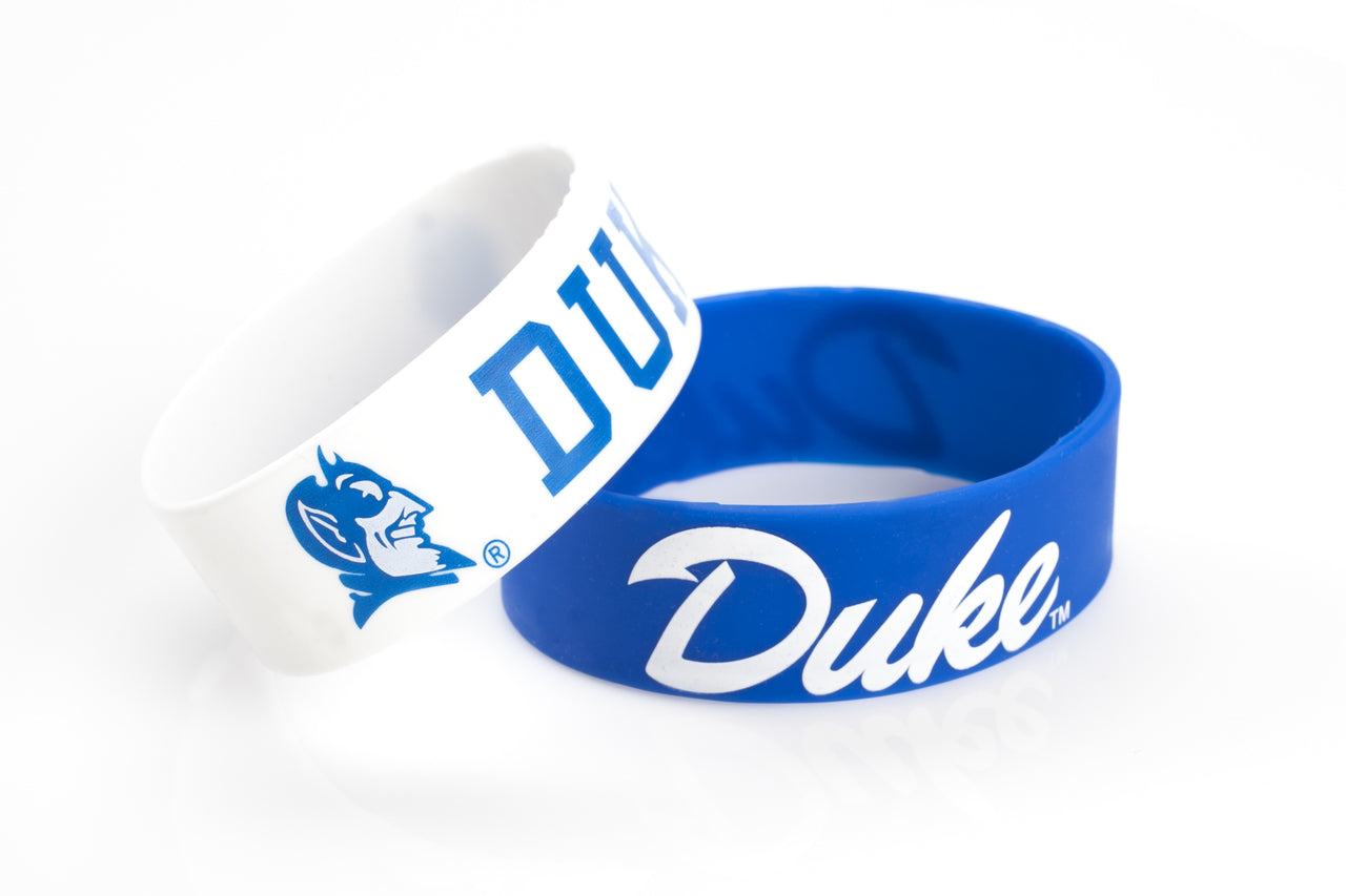 Duke Blue Devils Pack of 2 Silicone Bracelet by Aminco