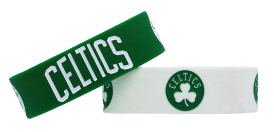 Boston Celtics Pack of 2 Silicone Bracelet by Aminco