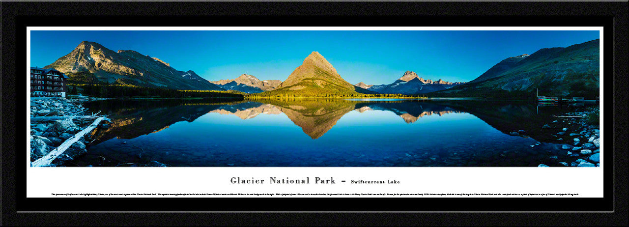 Glacier National Park Panorama - Swiftcurrent Lake by Blakeway Panoramas