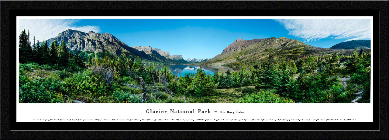 Glacier National Park Panorama - St. Mary Lake by Blakeway Panoramas