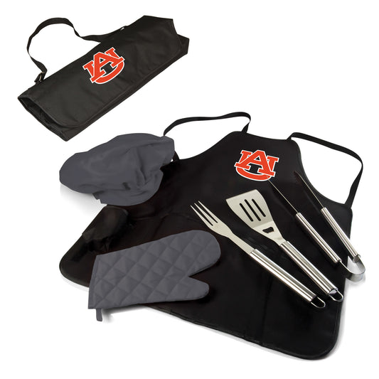 Auburn Tigers - BBQ Apron Tote Pro Grill Set by Picnic Time