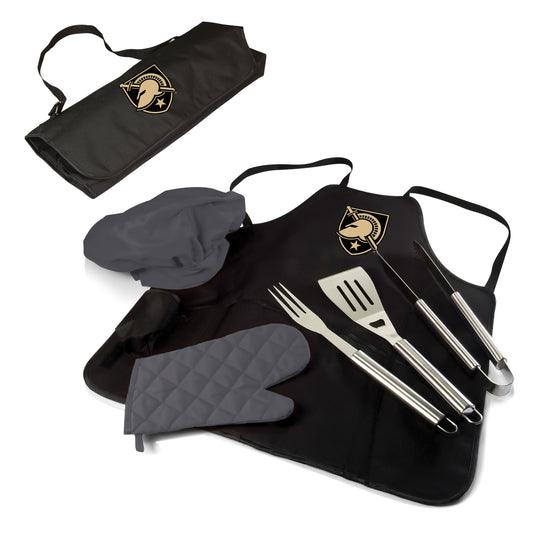 Army Black Knights - BBQ Apron Tote Pro Grill Set by Picnic Time