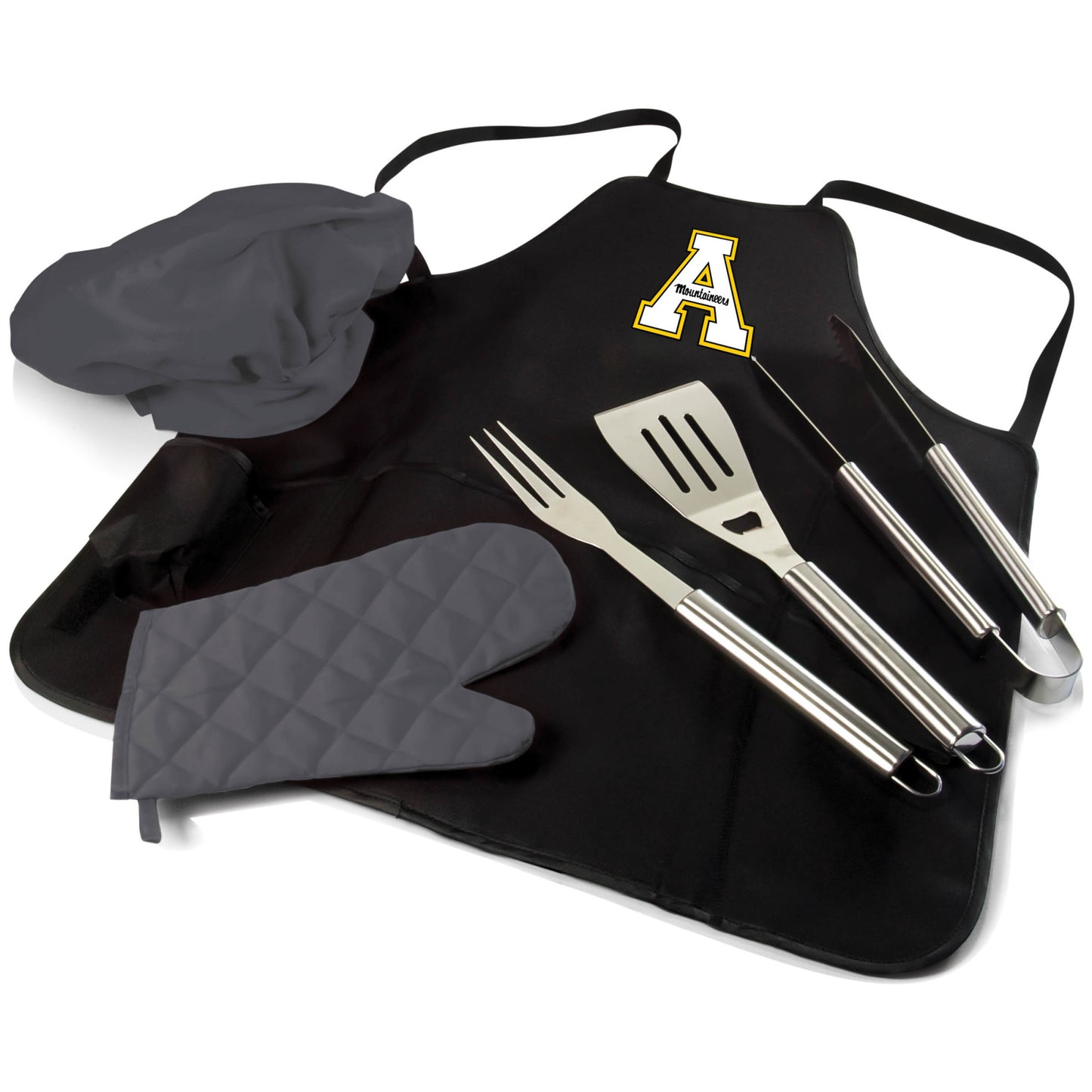 Appalachian State Mountaineers – BBQ Apron Tote Pro Grill Set by Picnic Time