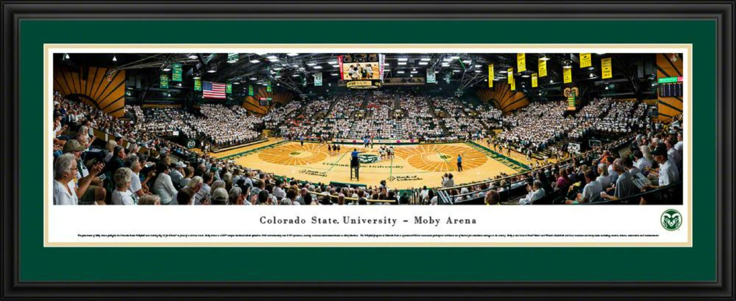 Colorado State Rams Volleyball Panoramic Picture - Moby Arena Fan Cave Decor by Blakeway Panoramas
