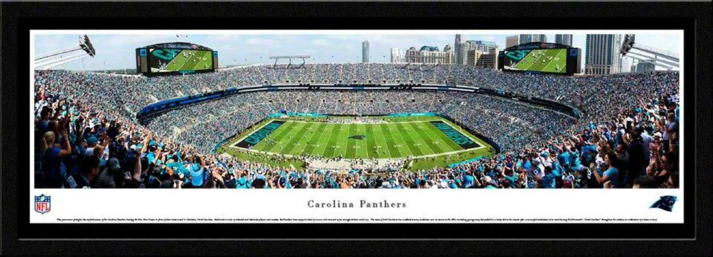 Carolina Panthers Sideline View Bank of America Stadium Picture by Blakeway Panoramas