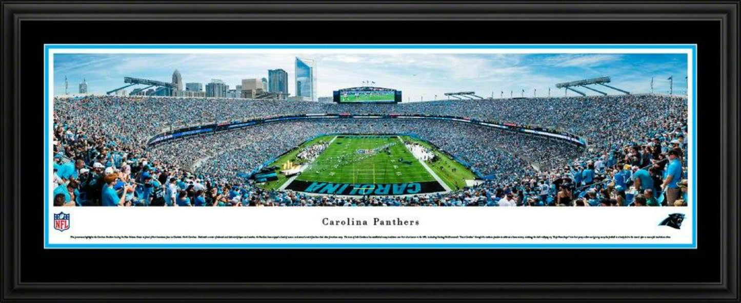 Carolina Panthers End Zone View Bank of America Stadium Panorama Picture by Blakeway Panoramas
