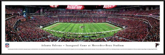 Atlanta Falcons Inaugural Game at Mercedes-Benz Stadium Panoramic Picture - by Blakeway Panoramas