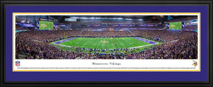 Minnesota Vikings U.S. Bank Stadium Sideline View Panoramic Picture by Blakeway Panoramas
