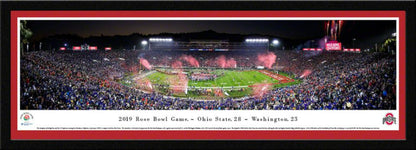 2019 Rose Bowl Game - Victory Celebration Panoramic Poster - Ohio State Buckeyes by Blakeway Panoramas