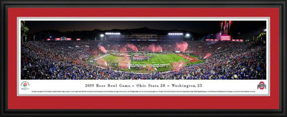 2019 Rose Bowl Game - Victory Celebration Panoramic Poster - Ohio State Buckeyes by Blakeway Panoramas