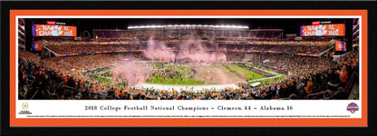 2019 College Football Playoff National Championship Celebration Panoramic Poster - Clemson Tigers by Blakeway Panoramas