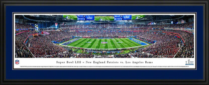 2019 Super Bowl LIII Panoramic Picture - New England Patriots vs. Los Angeles Rams by Blakeway Panoramas