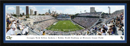 Georgia Tech Yellow Jackets Football Panoramic Poster - Bobby Dodd Stadium at Grant Field Picture by Blakeway Panoramas