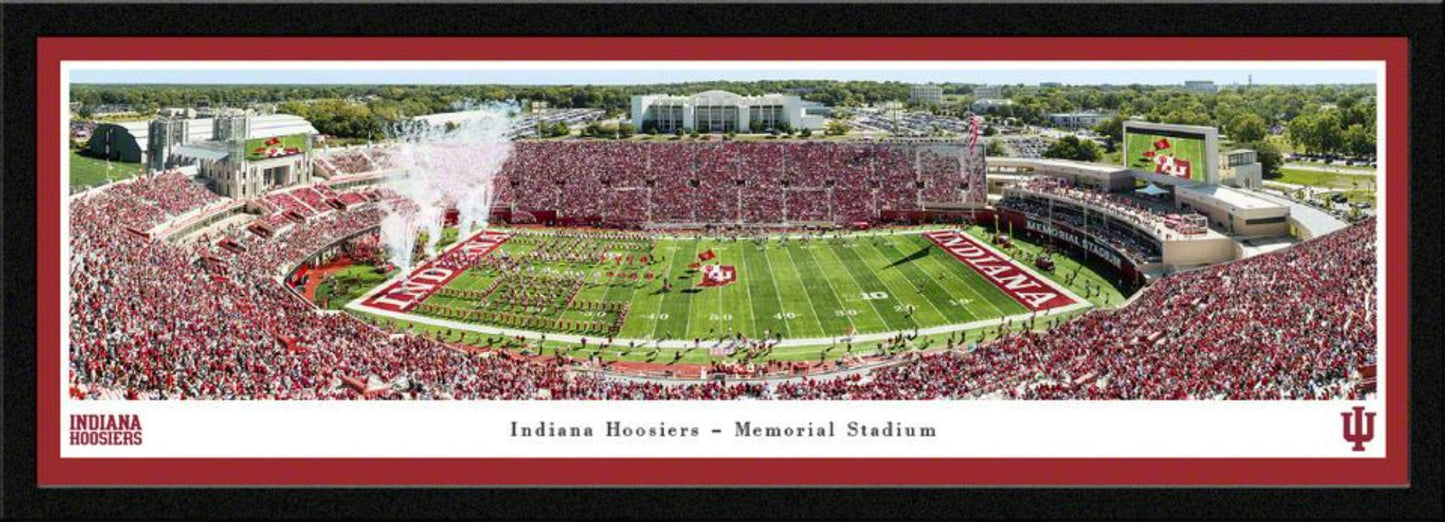 Indiana Hoosiers Football Panoramic Poster - Memorial Stadium Picture by Blakeway Panoramas